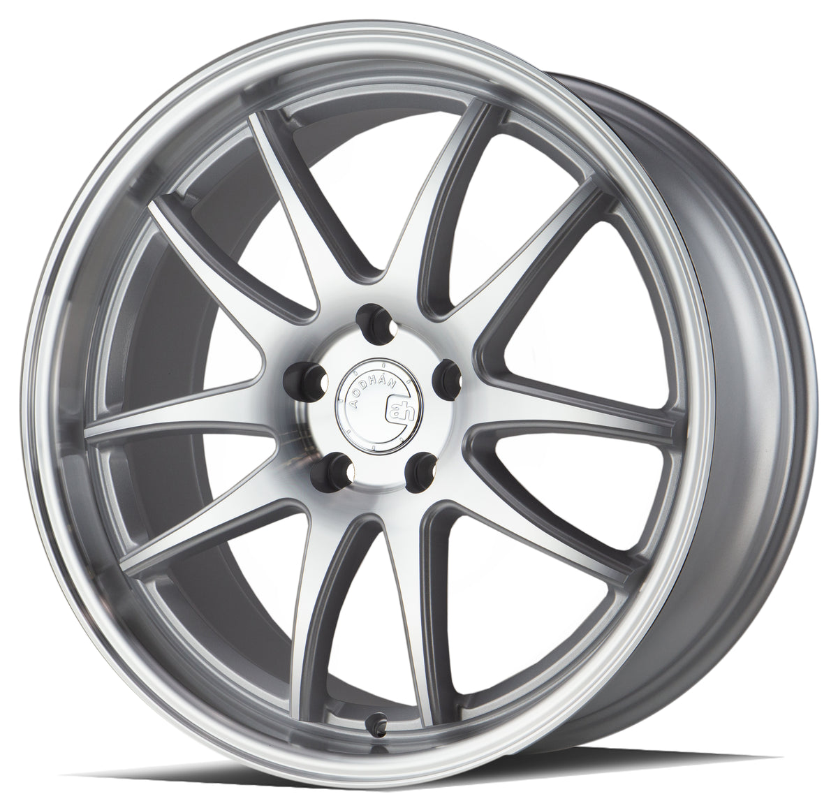 Aodhan DS02 Silver W/Machined Face 19x8.5 +35 5x114.3 73.1mm - Wheelwiz