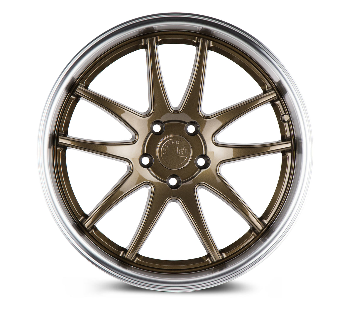 Aodhan DS02 Bronze w/Machined Lip 19x9.5 +22 5x114.3 73.1mm - Wheelwiz