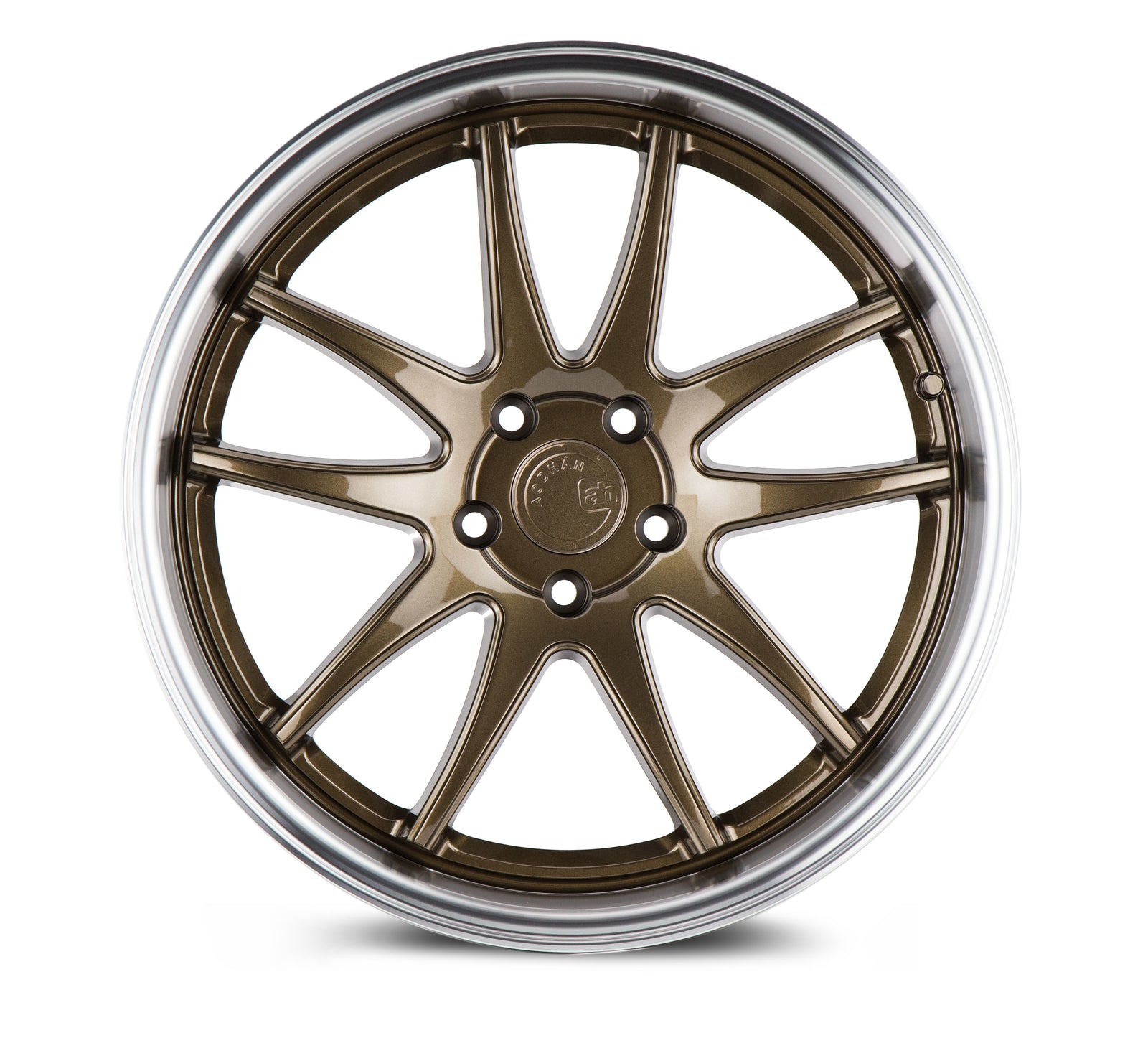 Aodhan DS02 Bronze w/Machined Lip 19x9.5 +30 5x114.3 73.1mm - Wheelwiz