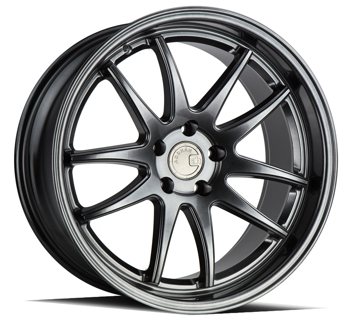 Aodhan DS02 Hyper Black 19x9.5 +30 5x114.3 73.1mm - Wheelwiz