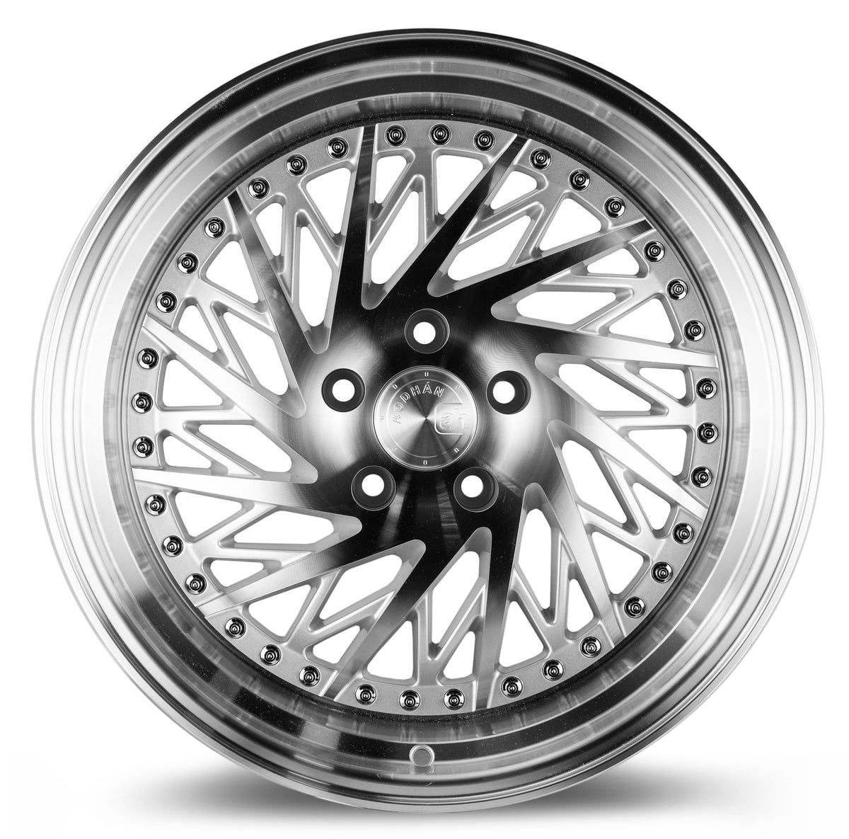 Aodhan DS03 Silver w/Machined Face 18x9.5 Driver Side +35 5x100 73.1mm - Wheelwiz