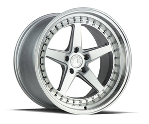 Aodhan DS05 Silver w/Machined Face 18x10.5 +15 5x114.3 73.1mm - Wheelwiz