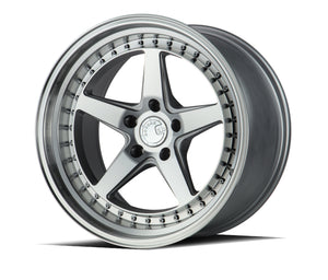 Aodhan DS05 Silver w/Machined Face 18x8.5 +35 5x114.3 73.1mm - Wheelwiz