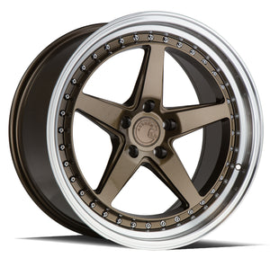 Aodhan DS05 Bronze w/Machined Lip 18x9.5 +30 5x114.3 73.1mm - Wheelwiz