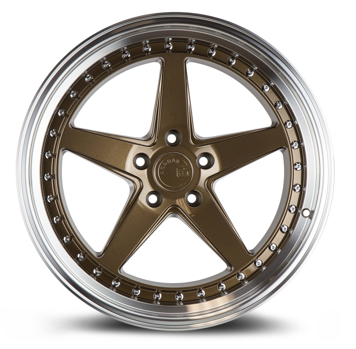 Aodhan DS05 Bronze w/Machined Lip 18x9.5 +30 5x114.3 73.1mm - Wheelwiz