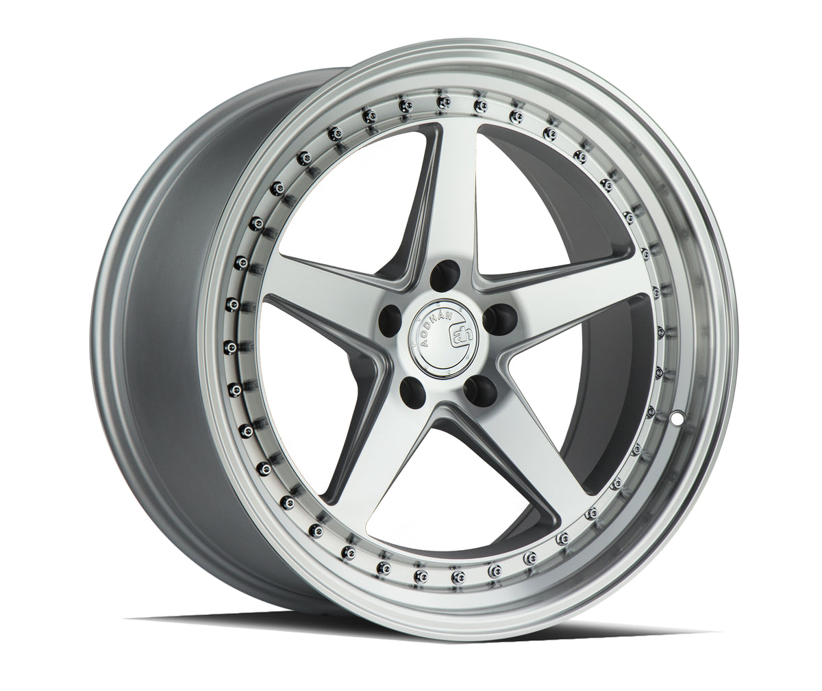 Aodhan DS05 Silver w/Machined Face 18x9.5 +30 5x114.3 73.1mm - Wheelwiz