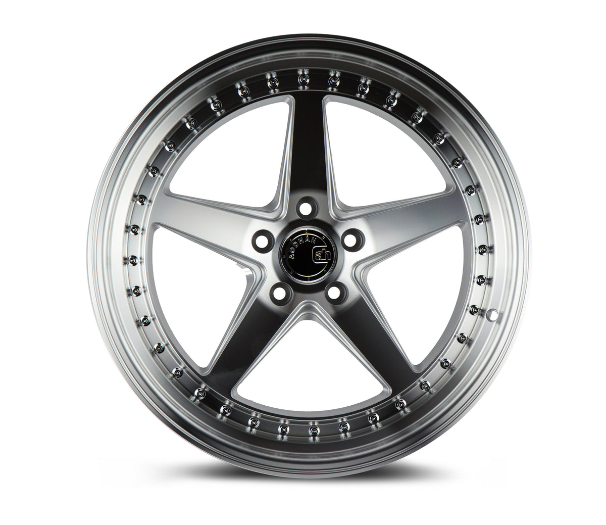 Aodhan DS05 Silver w/Machined Face 18x9.5 +35 5x100 73.1mm - Wheelwiz
