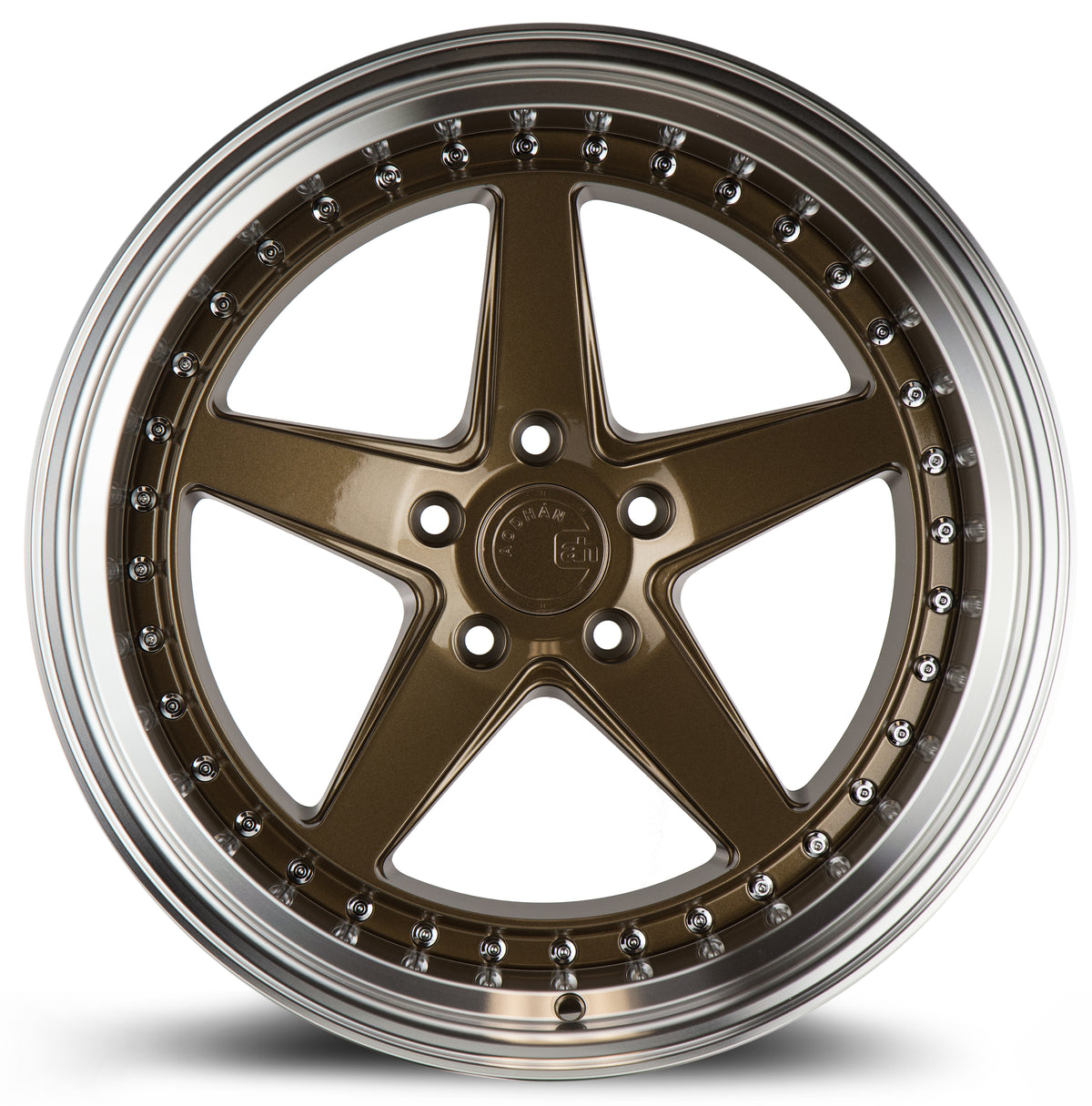 Aodhan DS05 Bronze w/Machined Lip 19x11 +15 5x114.3 73.1mm - Wheelwiz
