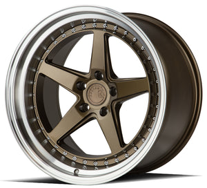 Aodhan DS05 Bronze w/Machined Lip 19x11 +22 5x114.3 73.1mm - Wheelwiz