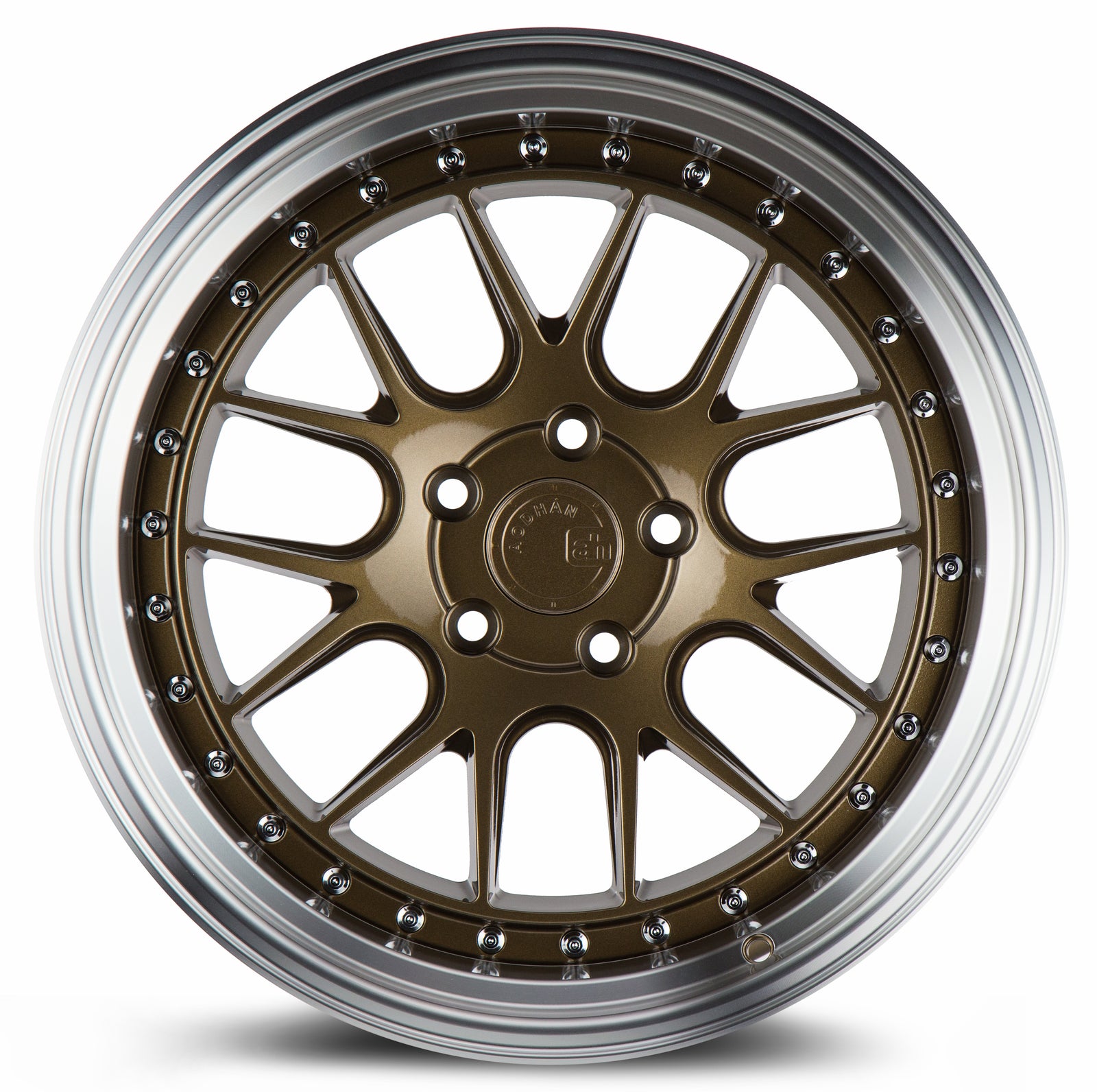 Aodhan DS06 Bronze w/Machined Lip 18x10.5 +15 5x114.3 73.1mm - Wheelwiz