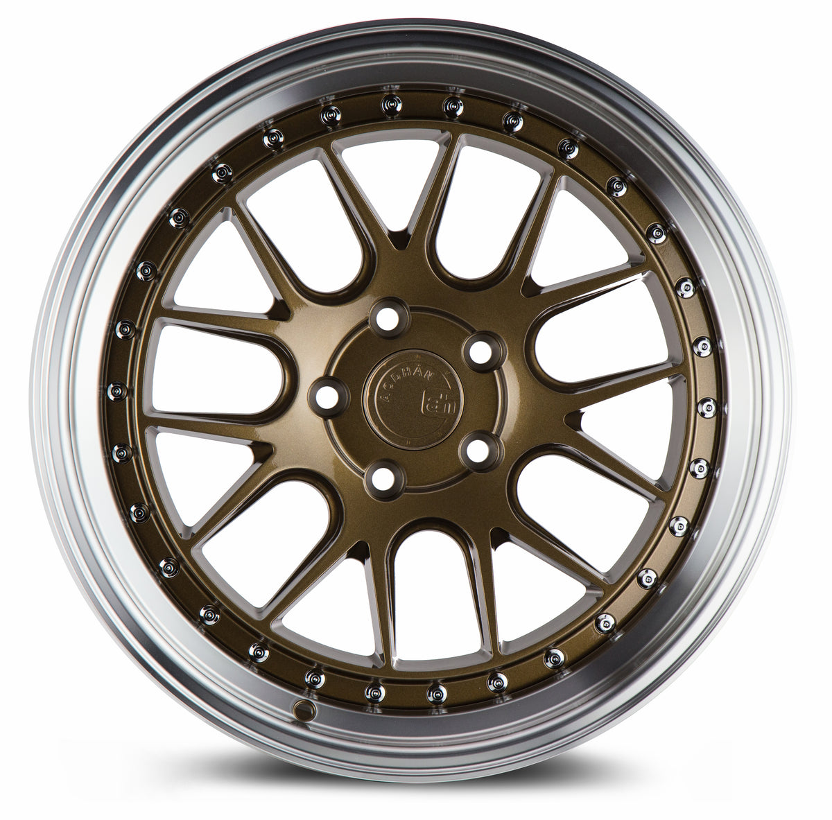 Aodhan DS06 Bronze w/Machined Lip 18x9.5 +35 5x100 73.1mm - Wheelwiz