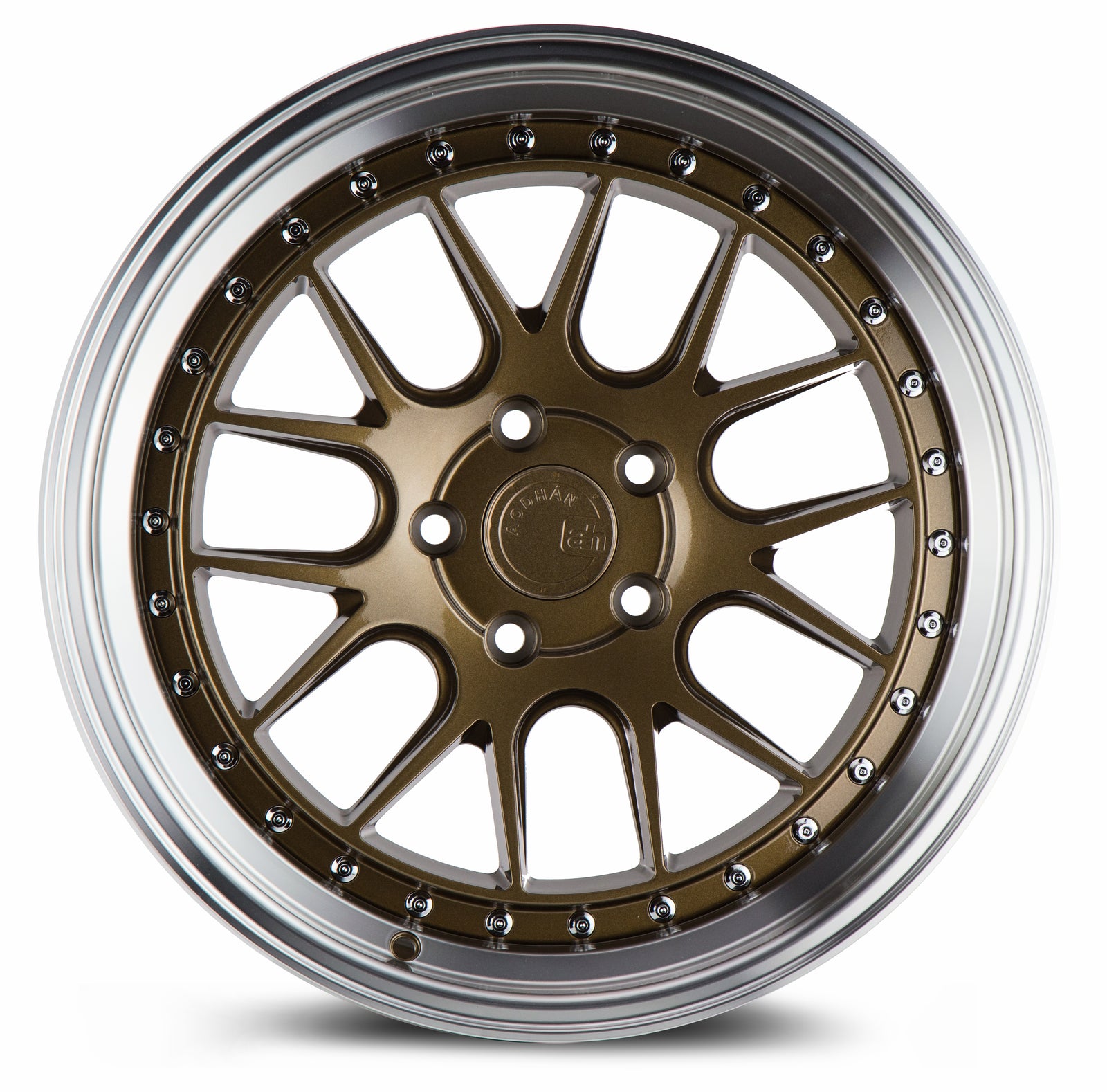 Aodhan DS06 Bronze w/Machined Lip 18x9.5 +35 5x100 73.1mm - Wheelwiz