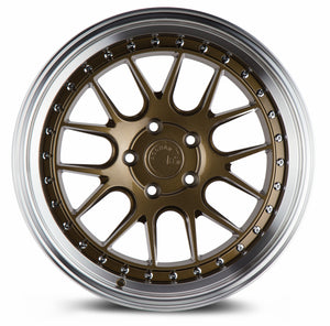 Aodhan DS06 Bronze w/Machined Lip 18x9.5 +15 5x114.3 73.1mm - Wheelwiz