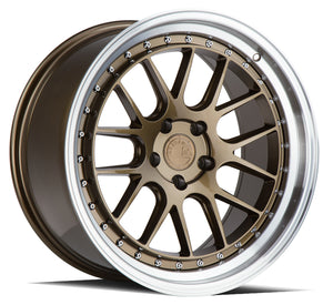 Aodhan DS06 Bronze w/Machined Lip 19x9.5 +22 5x114.3 73.1mm - Wheelwiz