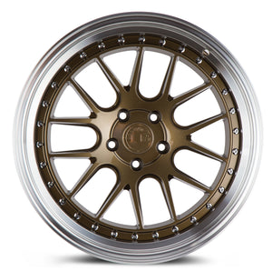 Aodhan DS06 Bronze w/Machined Lip 19x9.5 +15 5x114.3 73.1mm - Wheelwiz