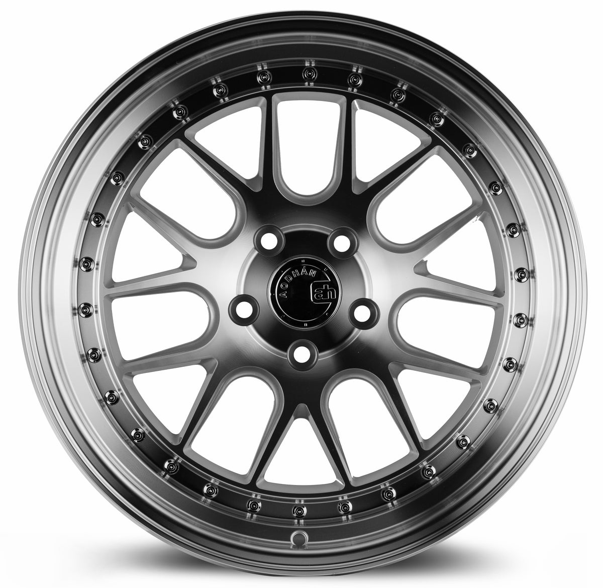 Aodhan DS06 Silver w/Machined Face 19x9.5 +15 5x114.3 73.1mm - Wheelwiz