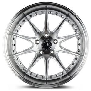 Aodhan DS07 Silver w/Machined Face 18x8.5 +35 5x100 73.1mm - Wheelwiz