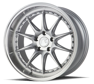 Aodhan DS07 Silver w/Machined Face 18x10.5 +22 5x114.3 73.1mm - Wheelwiz