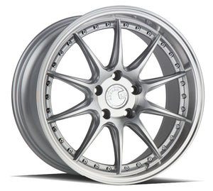Aodhan DS07 Silver w/Machined Face 18x9.5 +30 5x114.3 73.1mm - Wheelwiz