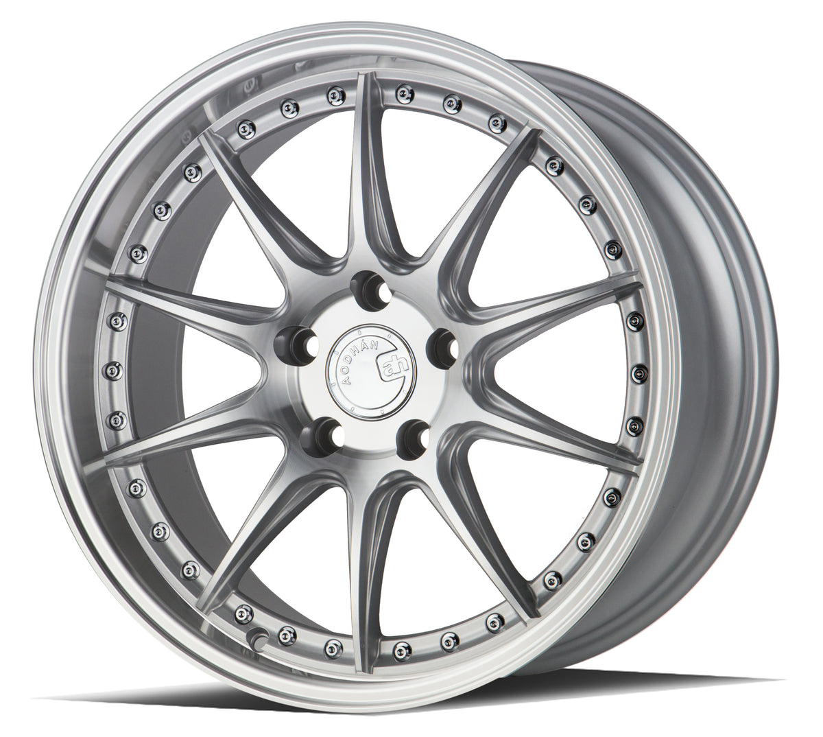 Aodhan DS07 Silver w/Machined Face 18x9.5 +35 5x100 73.1mm - Wheelwiz