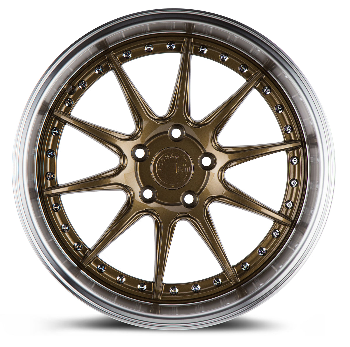 Aodhan DS07 Bronze w/Machined Lip 19x11 +22 5x114.3 73.1mm - Wheelwiz