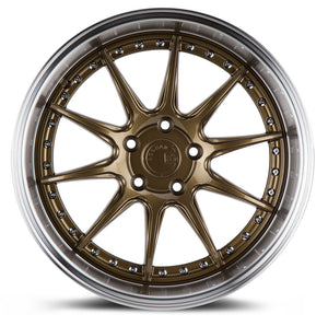 Aodhan DS07 Bronze w/Machined Lip 19x11 +22 5x114.3 73.1mm - Wheelwiz