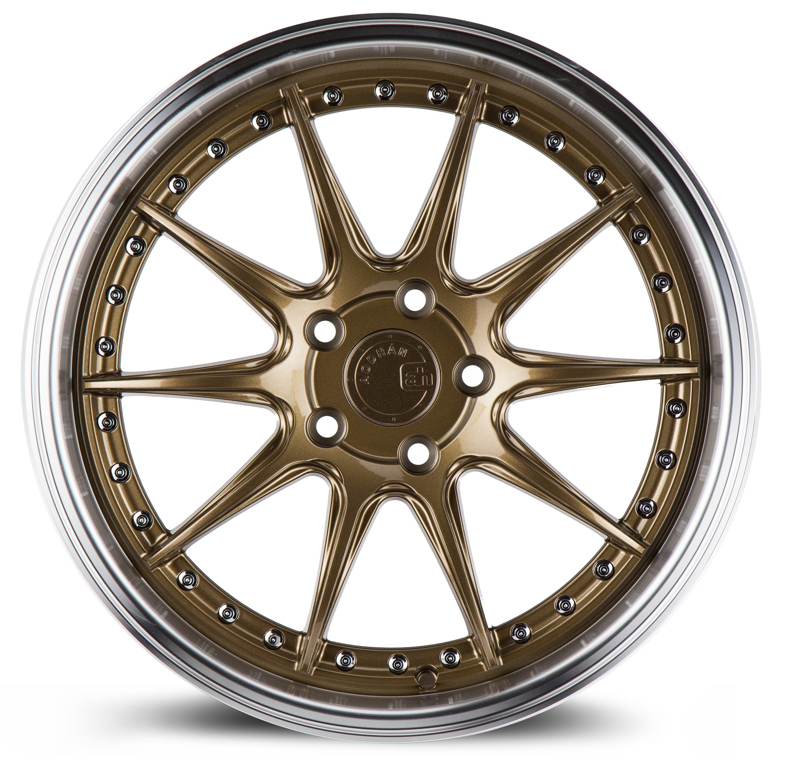 Aodhan DS07 Bronze w/Machined Lip 19x8.5 +35 5x114.3 73.1mm - Wheelwiz