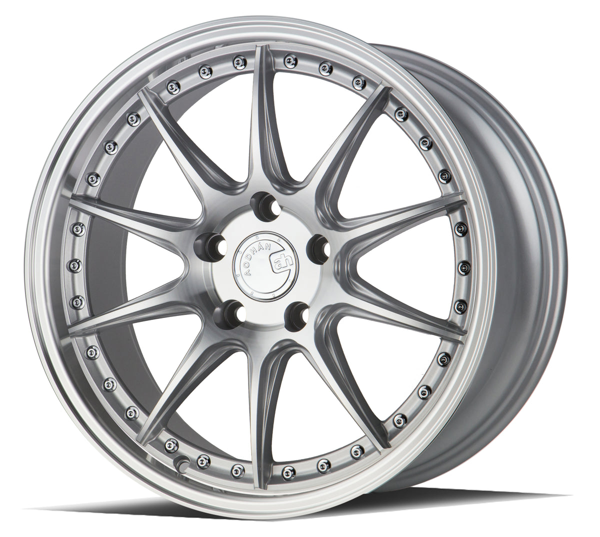 Aodhan DS07 Silver w/Machined Face 19x8.5 +35 5x114.3 73.1mm - Wheelwiz