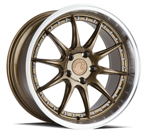Aodhan DS07 Bronze w/Machined Lip 19x9.5 +15 5x114.3 73.1mm - Wheelwiz