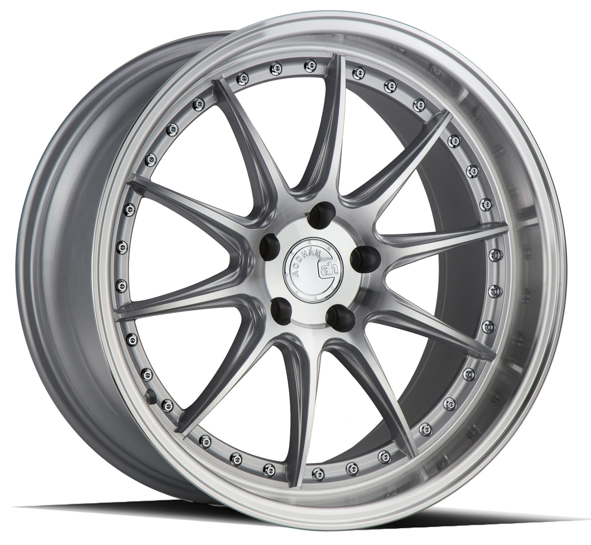 Aodhan DS07 Silver w/Machined Face 19x9.5 +15 5x114.3 73.1mm - Wheelwiz
