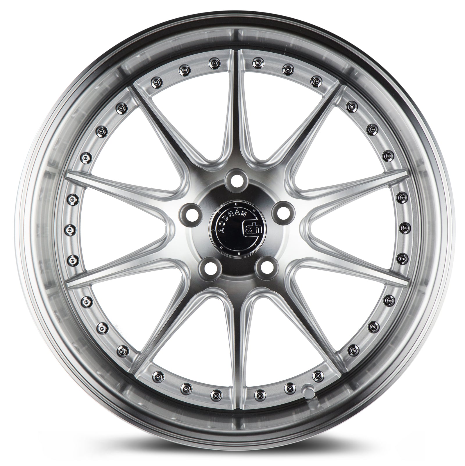 Aodhan DS07 Silver w/Machined Face 19x9.5 +30 5x114.3 73.1mm - Wheelwiz