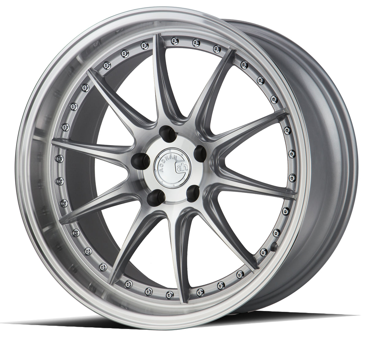 Aodhan DS07 Silver w/Machined Face 19x9.5 +15 5x114.3 73.1mm - Wheelwiz