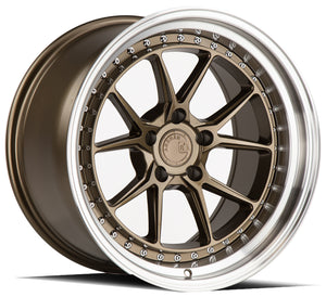 Aodhan DS08 Bronze w/Machined Lip 18x10.5 +15 5x114.3 73.1mm - Wheelwiz