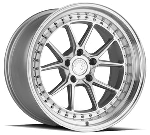 Aodhan DS08 Silver w/Machined Face 18x10.5 +22 5x114.3 73.1mm - Wheelwiz
