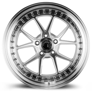 Aodhan DS08 Silver w/Machined Face 18x10.5 +22 5x114.3 73.1mm - Wheelwiz
