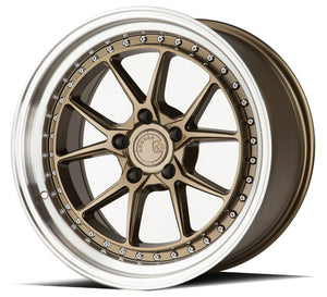 Aodhan DS08 Bronze w/Machined Lip 18x8.5 +35 5x100 73.1mm - Wheelwiz
