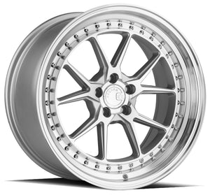 Aodhan DS08 Silver w/Machined Face 18x9.5 +15 5x114.3 73.1mm - Wheelwiz
