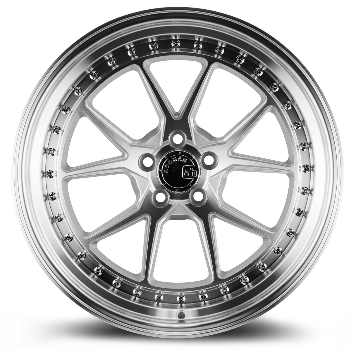 Aodhan DS08 Silver w/Machined Face 18x9.5 +35 5x100 73.1mm - Wheelwiz