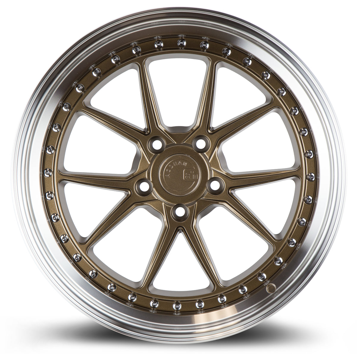Aodhan DS08 Bronze w/Machined Lip 19x11 +15 5x114.3 73.1mm - Wheelwiz