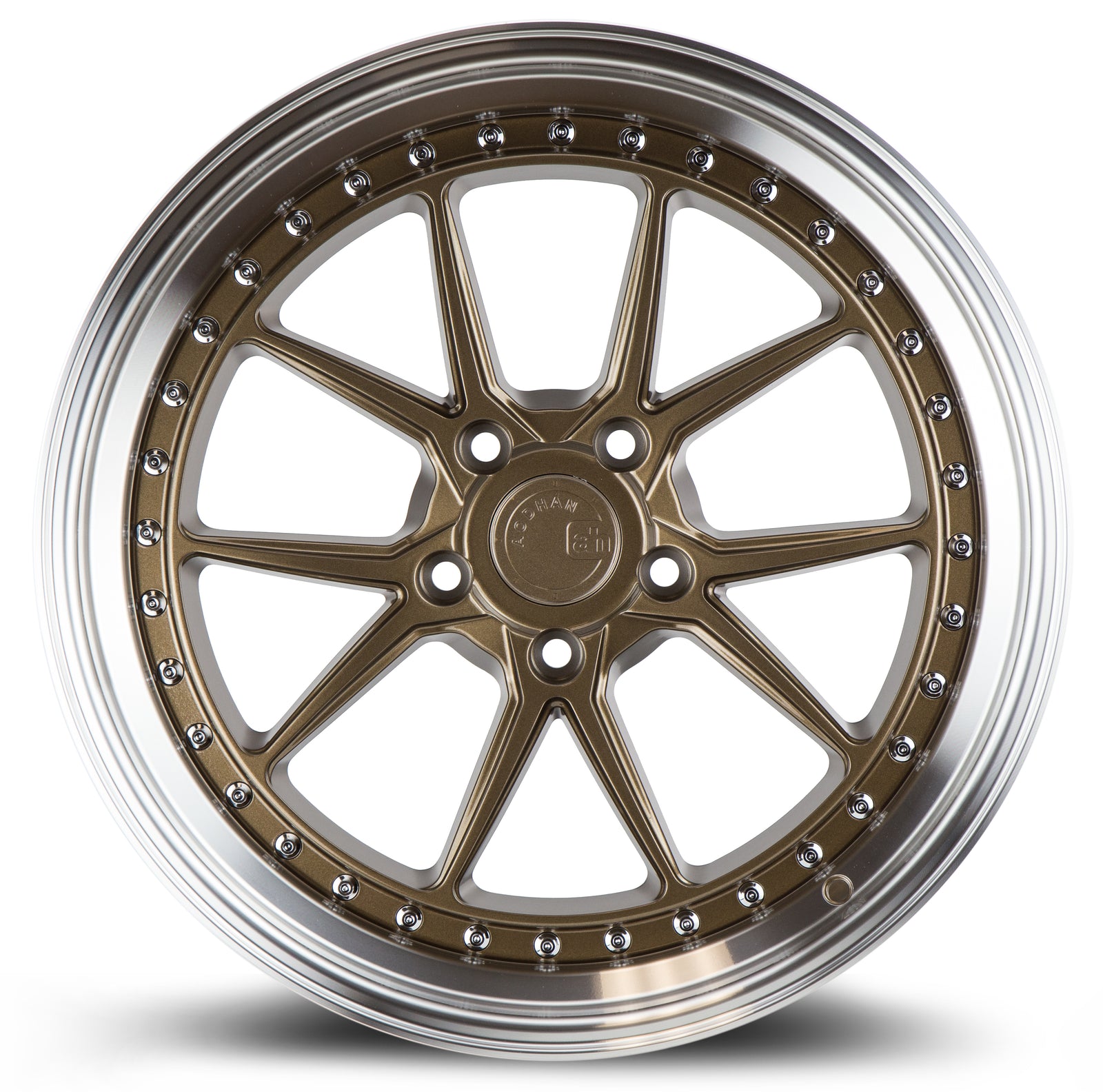 Aodhan DS08 Bronze w/Machined Lip 19x11 +22 5x114.3 73.1mm - Wheelwiz