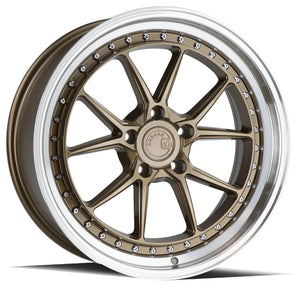 Aodhan DS08 Bronze w/Machined Lip 19x8.5 +35 5x114.3 73.1mm - Wheelwiz