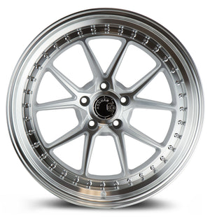Aodhan DS08 Silver w/Machined Face 19x8.5 +35 5x120 72.6mm - Wheelwiz
