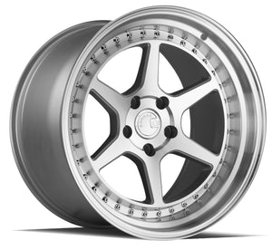 Aodhan DS09 Silver w/Machined Face 18x10.5 +22 5x114.3 73.1mm - Wheelwiz