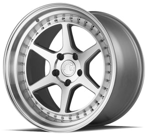 Aodhan DS09 Silver w/Machined Face 18x10.5 +22 5x114.3 73.1mm - Wheelwiz