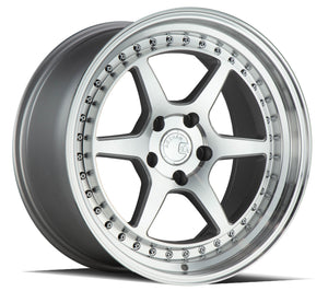 Aodhan DS09 Silver w/Machined Face 18x8.5 +35 5x114.3 73.1mm - Wheelwiz