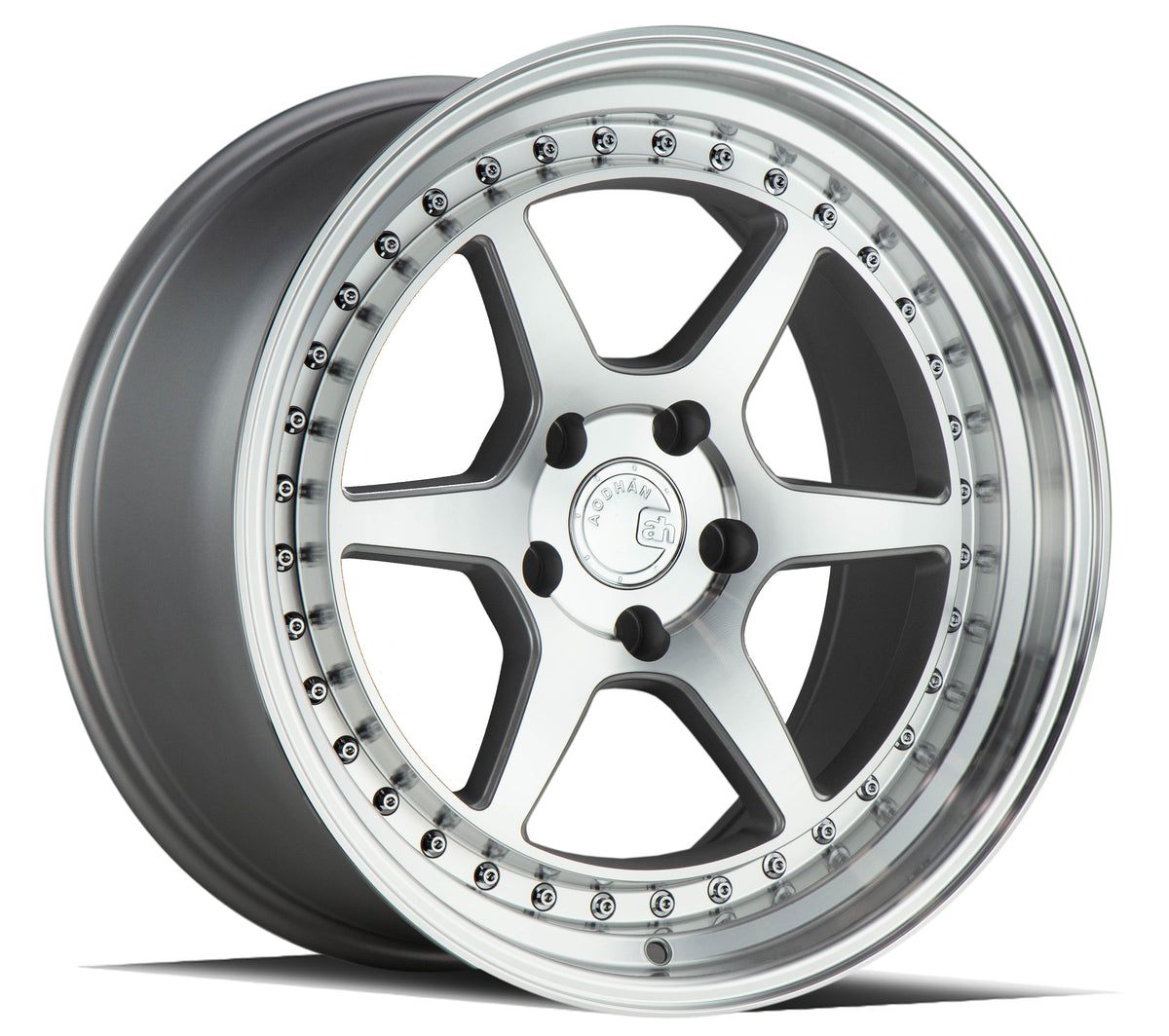Aodhan DS09 Silver w/Machined Face 18x8.5 +35 5x114.3 73.1mm - Wheelwiz