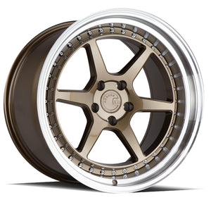 Aodhan DS09 Bronze w/Machined Lip 19x11 +22 5x114.3 73.1mm - Wheelwiz