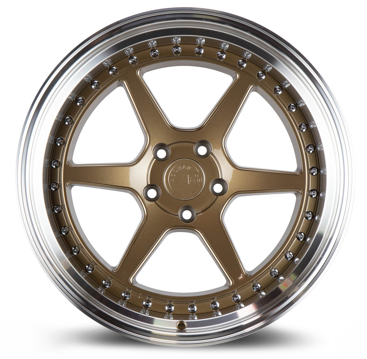 Aodhan DS09 Bronze w/Machined Lip 19x11 +15 5x114.3 73.1mm - Wheelwiz