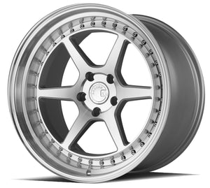 Aodhan DS09 Silver w/Machined Face 19x11 +22 5x114.3 73.1mm - Wheelwiz