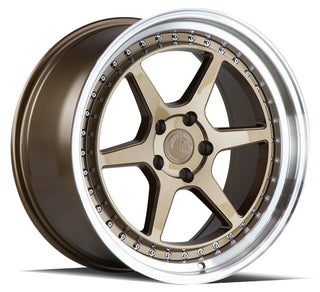 Aodhan DS09 Bronze w/Machined Lip 18x9.5 +30 5x114.3 73.1mm